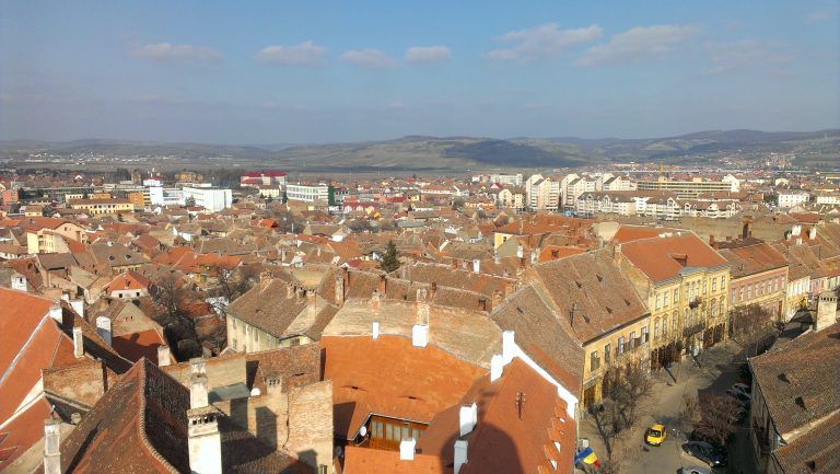 Vedere peste Sibiu